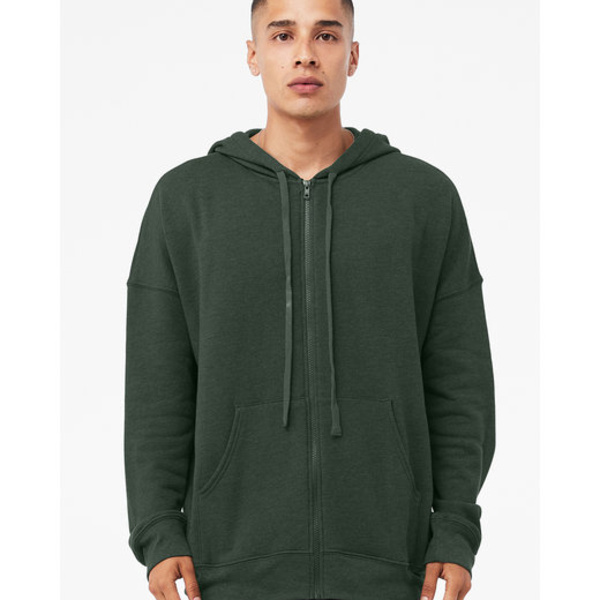 Unisex Sponge Fleece DTM Full-Zip Hooded Sweatshirt Thumbnail