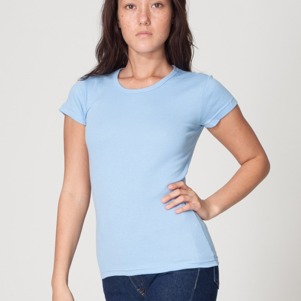4321 Baby Rib Cap Sleeve T-Shirt Thumbnail