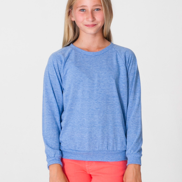 RSATR294 Youth Tri-Blend Raglan Pullover Thumbnail
