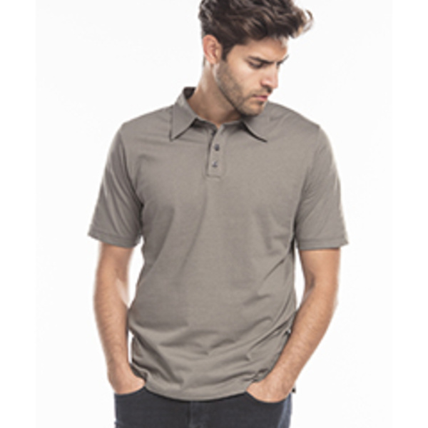 Men's USA Made Jersey Interlock Polo Shirt Thumbnail