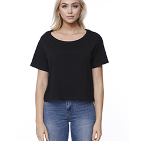 Ladies' Boxy Cotton T-Shirt Thumbnail