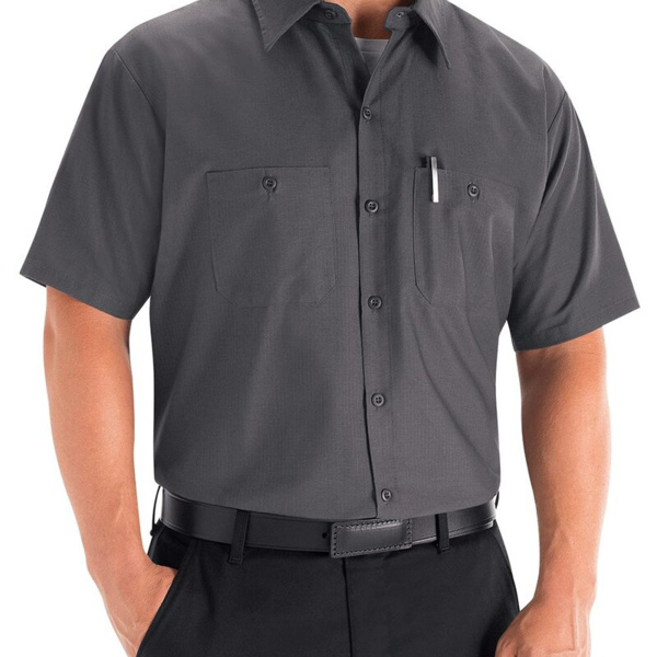 Men's Tall Mimix™ Short Sleeve Work Shirt Thumbnail