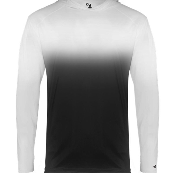 Youth Ombre Hooded Long Sleeve T-Shirt Thumbnail