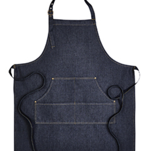 Unisex Jeans Stitch Denim Bib Apron Thumbnail